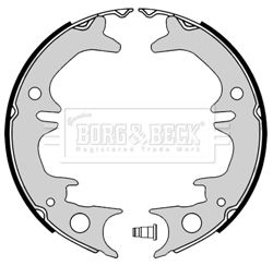 BORG & BECK Комплект тормозных колодок BBS6384